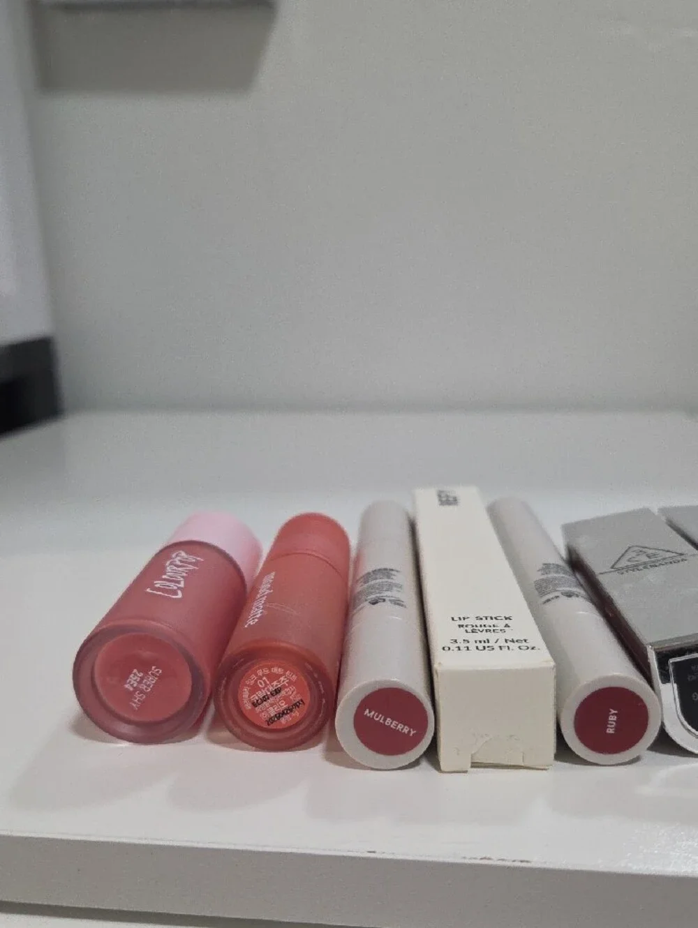 Set of 6 REFY, Colorpop, Peripera, 3CE, Maquillage Lip Stick, Blush, Blurmatte